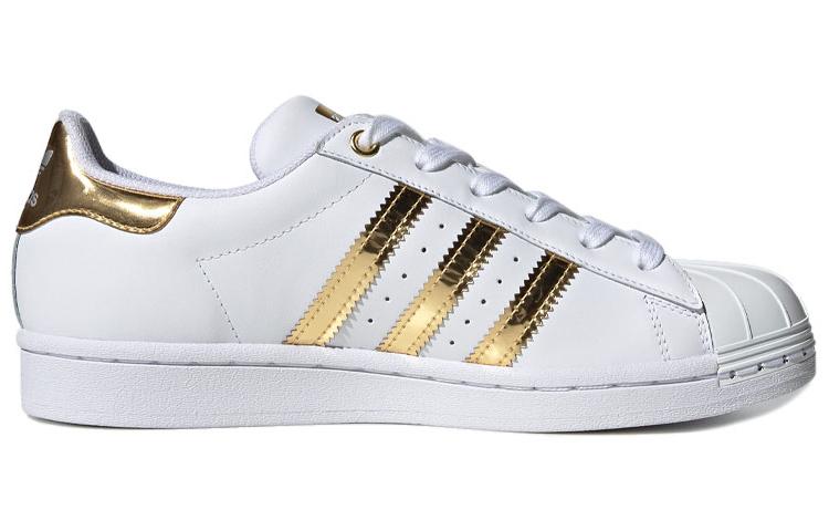 Superstar Wmns Adidas Originals Metal Toe 'White Gold Metallic' Women's FV3330