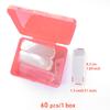 60pcs/Box Double Sided Adhesive Tape Home Improvement Notrace Tape Strips Waterproof Wall Sticker Transparent Double Face Tapes