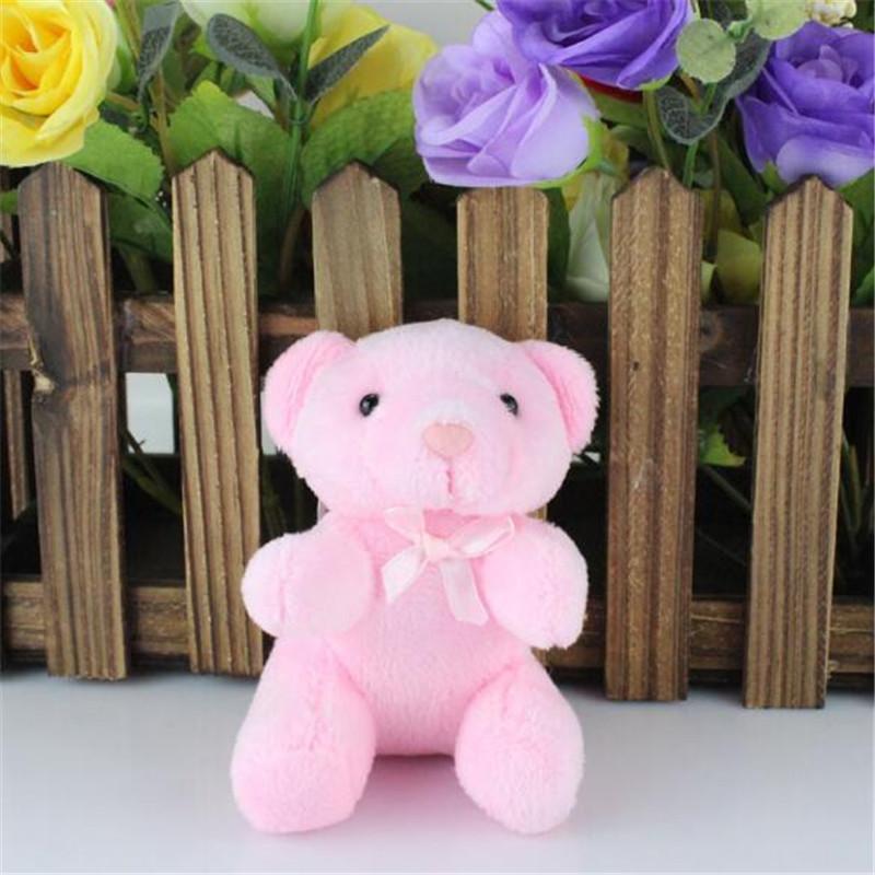Plush Bear Toys Small Pendant Mini Cute Soft Stuffed Bears Toy Wedding Activity Gifts Doll For Kids 8.5CM