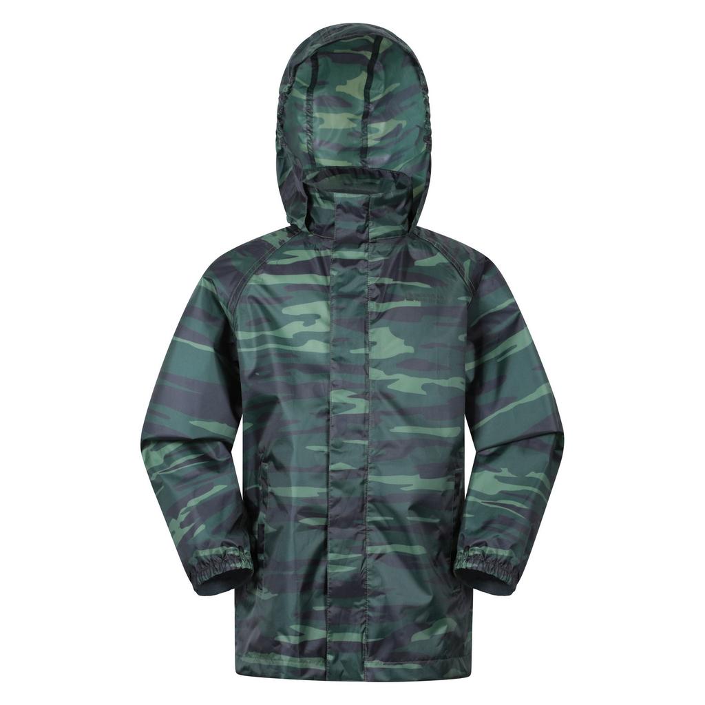 Mountain Warehouse Childrens/Kids Pakka Camo Waterproof Jacket