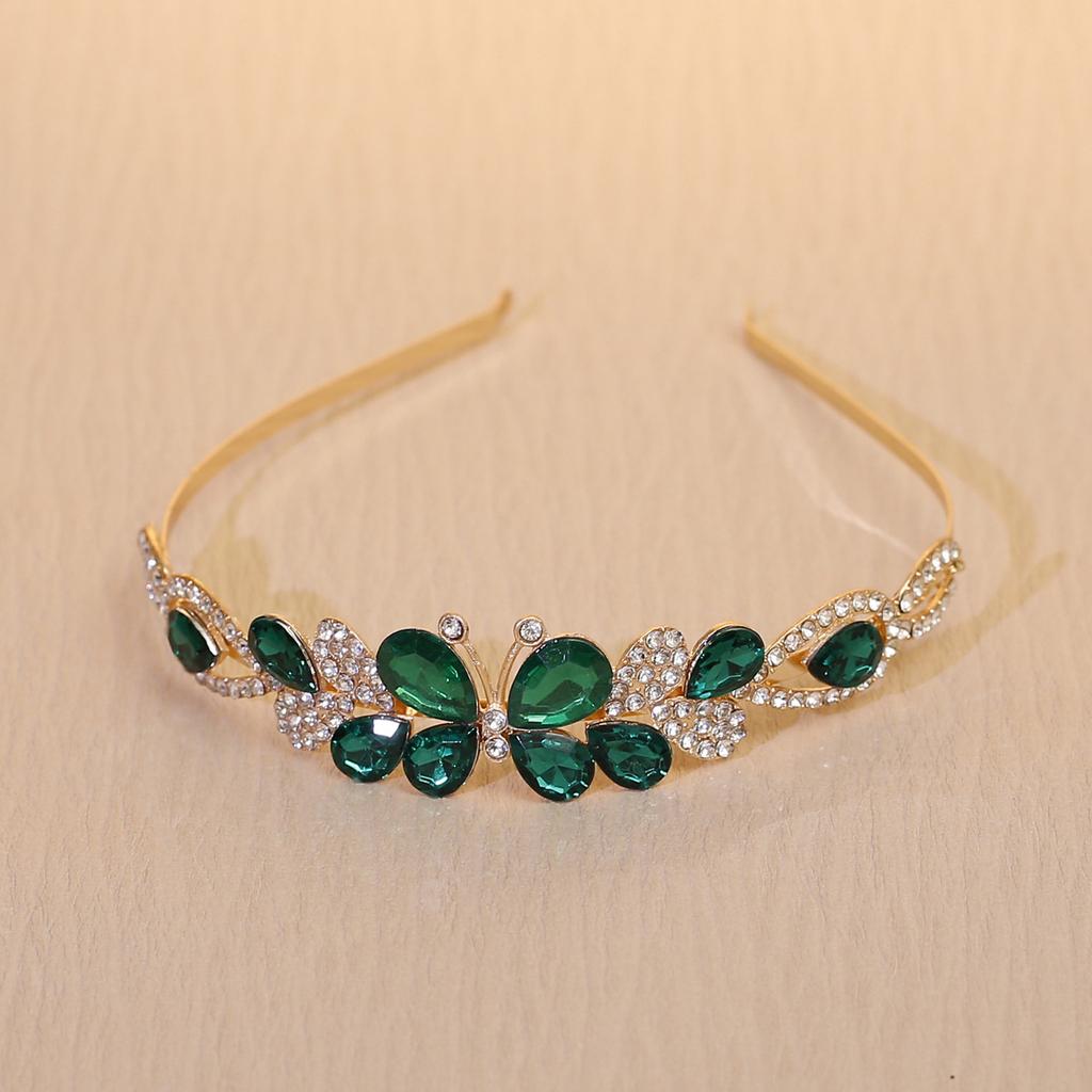 Children's Crown Tiara Girls' Headband Butterfly Crystal Headband
