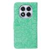 For Xiaomi Redmi Note 14 Pro+ 5G/Note 14 Pro 5G/4G/Poco X7 5G Case Lace Flowers PU Leather Flip Wallet Phone Cover