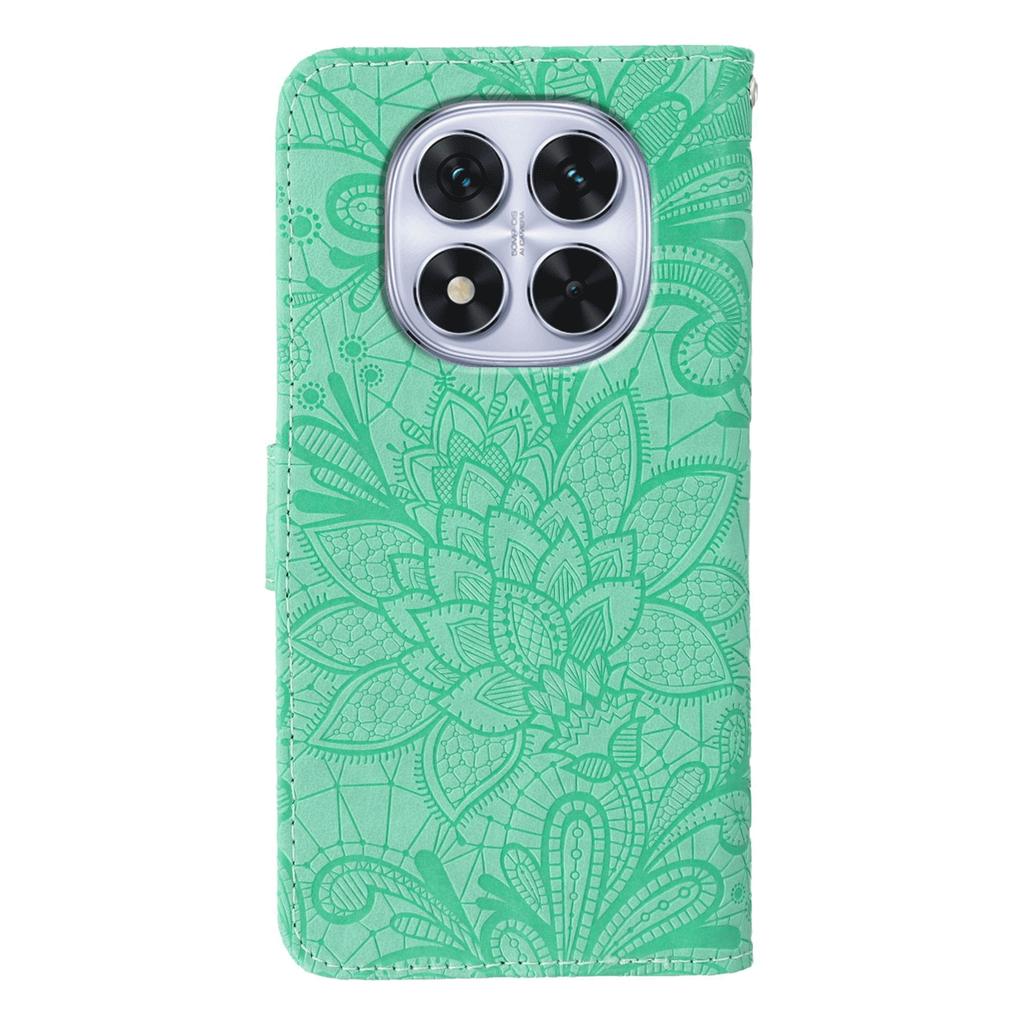For Xiaomi Redmi Note 14 Pro+ 5G/Note 14 Pro 5G/4G/Poco X7 5G Case Lace Flowers PU Leather Flip Wallet Phone Cover