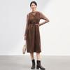 JOY SPEAKER Women's Corduroy Knit Two-Piece Dress Set