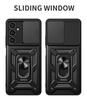 For Samsung Galaxy S23 FE S23FE Case Slide Camera Armor Phone Case For Samsung S23 Fe S23 FE Car Magnetic Holder Ring Back Cover