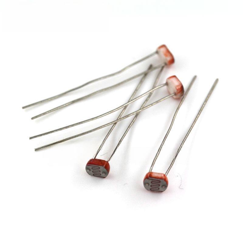 Spot 5539 Photoresistor: 5mm Bright Spot, 50-100K Resistance, Photoelectric Detection Element