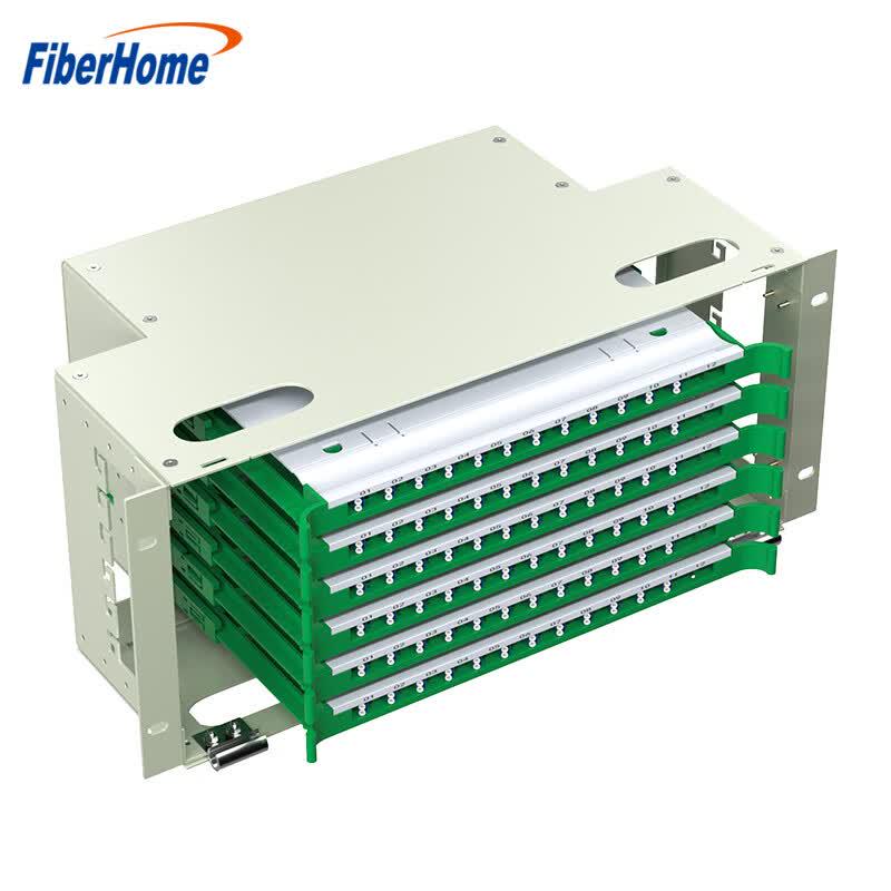 FiberHome 144-Core ODF Optical Fiber Distribution Frame 19-inch