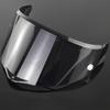 Visière de Casque de Moto Lentille PISTA GPRR CORSA Fumée Bleue Teintée Pare-brise Électroplaqué Avec Aileron Accessoires
