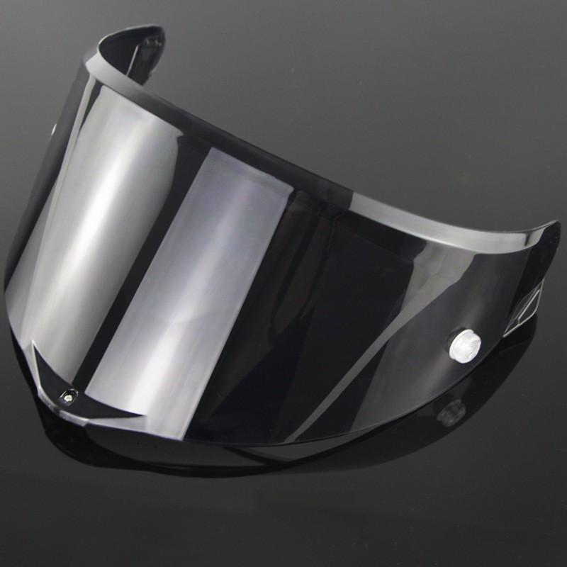Visière de Casque de Moto Lentille PISTA GPRR CORSA Fumée Bleue Teintée Pare-brise Électroplaqué Avec Aileron Accessoires
