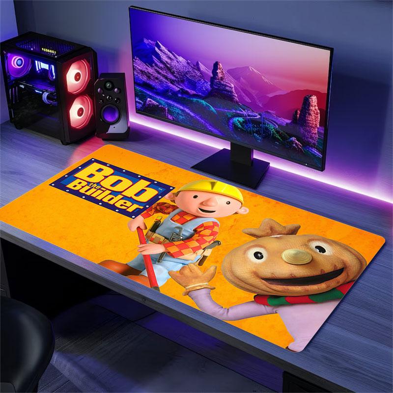 Bob Mouse Pad, Large Gaming Desk Mat, Non-slip XXL Mousepad for Laptop & Tablet, Mini PC Playmat with Stitched Edges