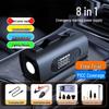 Multi-Function Car Power Bank: Jumper Cables, Vacuum, Blower, Tire Inflator - 8-in-1 Portable Device