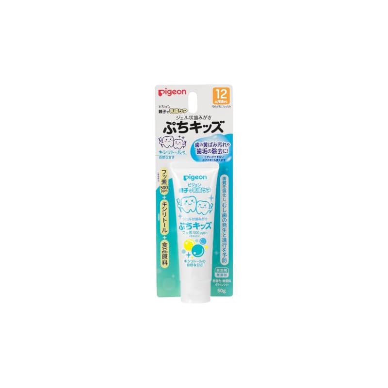 Pigeon Parent-Child Baby Tooth Care Gel Toothpaste Petit Kids Xylitol 50g (Quasi-drug)