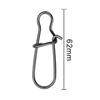 100PCS Black Strengthen Quick Snap Hook Connection Ring For Lure Fishing Accessories 10  For Hard Baits Or Soft Baits