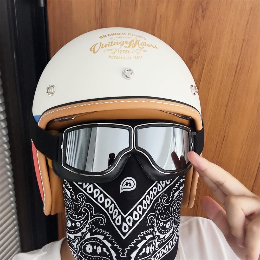 Cruising Motorcycle Retro Glasses Riding Pedals Off-road Locomotive Goggles Windproof Sand Knight Goggles