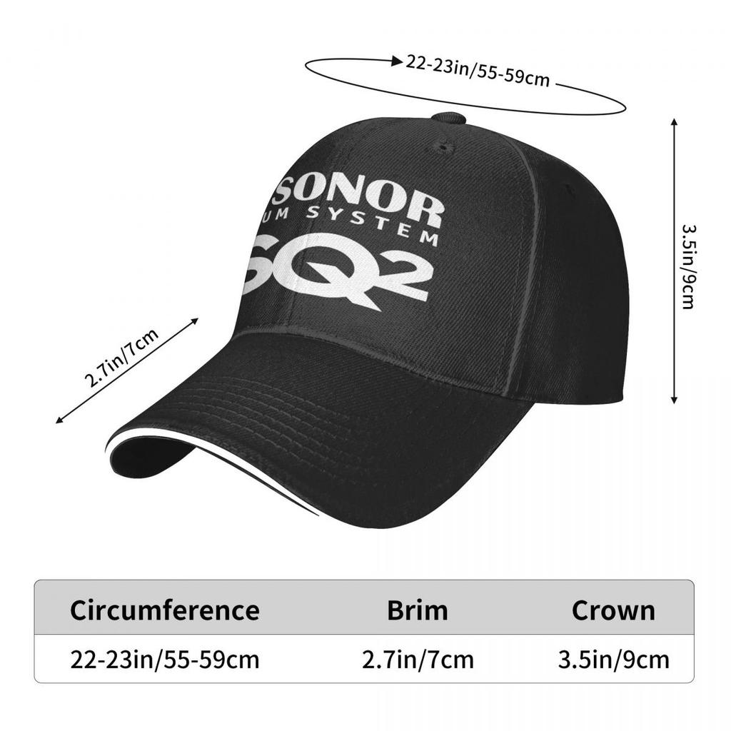 Sonor Sq2 Schlagzeugsystem Hut Unisex Hut Damenmütze Mützen Für Unisex Sommer 2024 Unisex Hut Baseballkappe