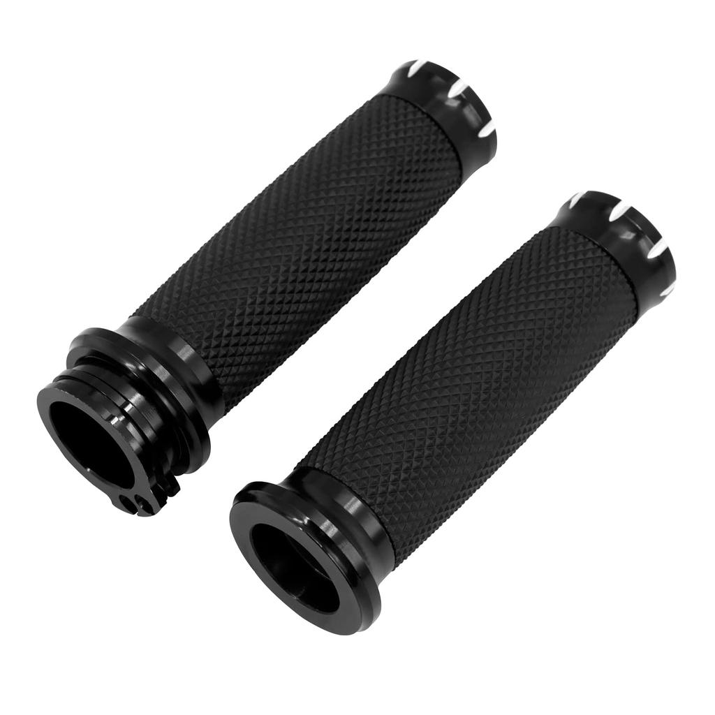 HDBUBALUS 1" 25mm Harley Bike Handle Grip for Harley Sportster Softail Touring Dyna