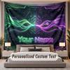Abstract Personalized (77) Theme Custom Tapestry Personalized Custom Name Text Wall Hanging Tapestry Home Decor Background Cloth