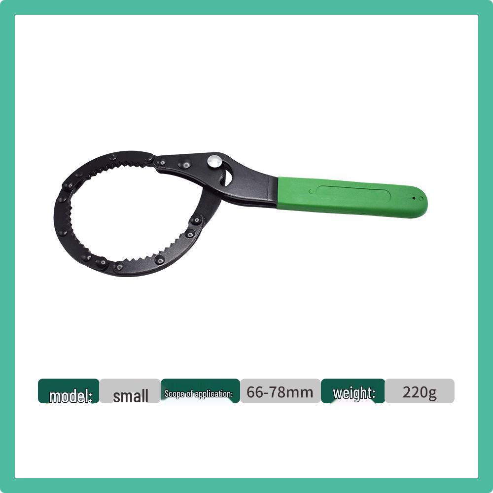 Clip-on Handcuff-style Oil Filter Wrench