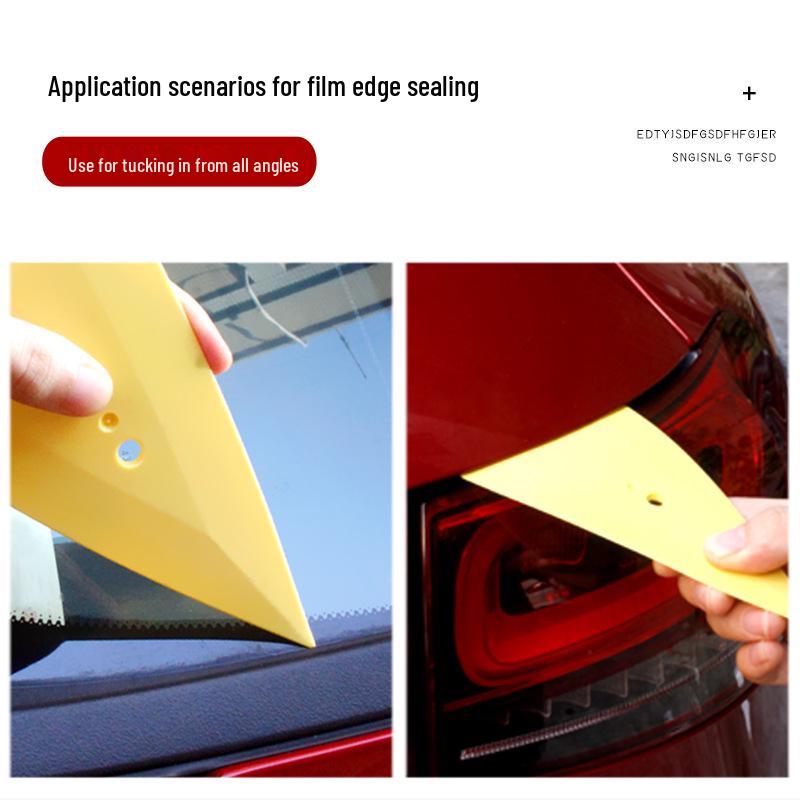 Curved Edge Triangle Scraper for Car Film Installation