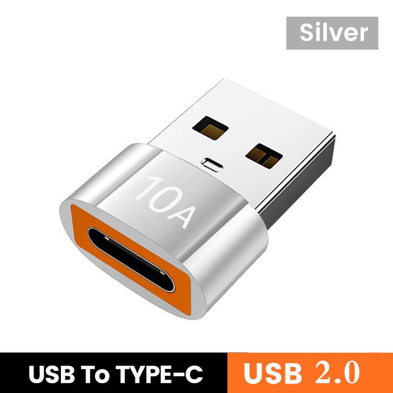 USB To Type-C OTG Adapter for Charging, Data, and Audio - Compatible with Apple 15, Huawei, OPPO