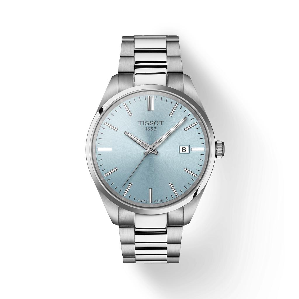 Tissot Stainless Steel Ice Blue Dial Men's Fashion Watch T150.410.11.351.00