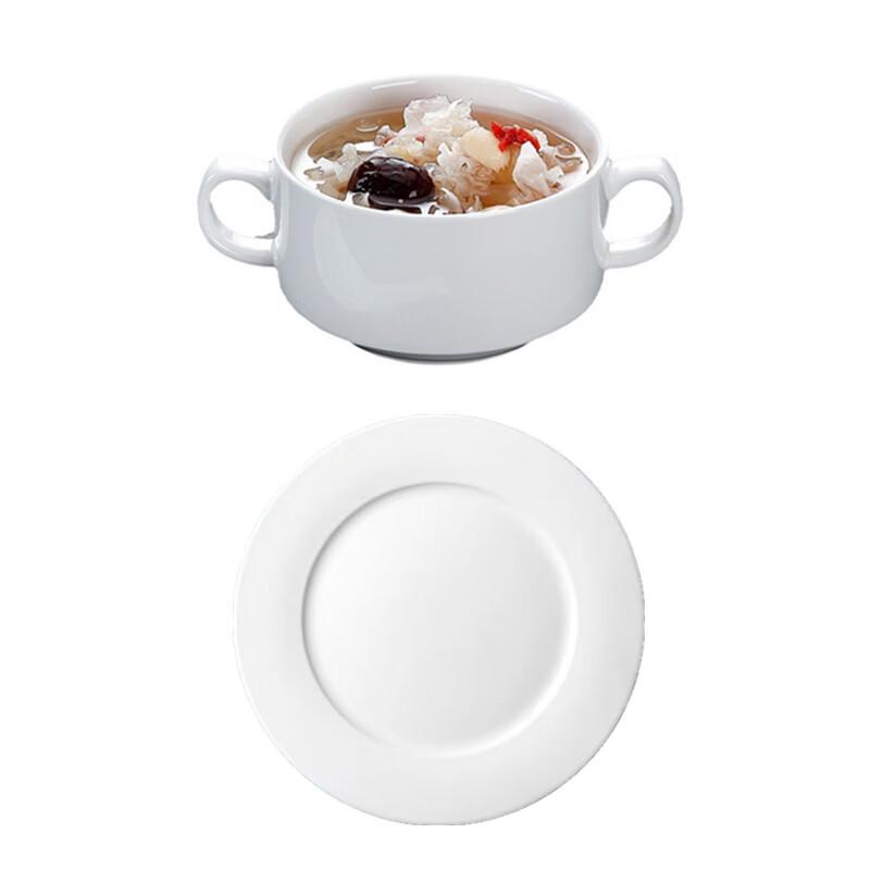 Ru Han Ceramic Double Handle Soup Tureen Set