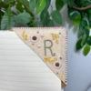4Pcs Handmade Hand Embroidered Corner Bookmark 4 Styles Triangle Label Bookmarks  for Girls Ages