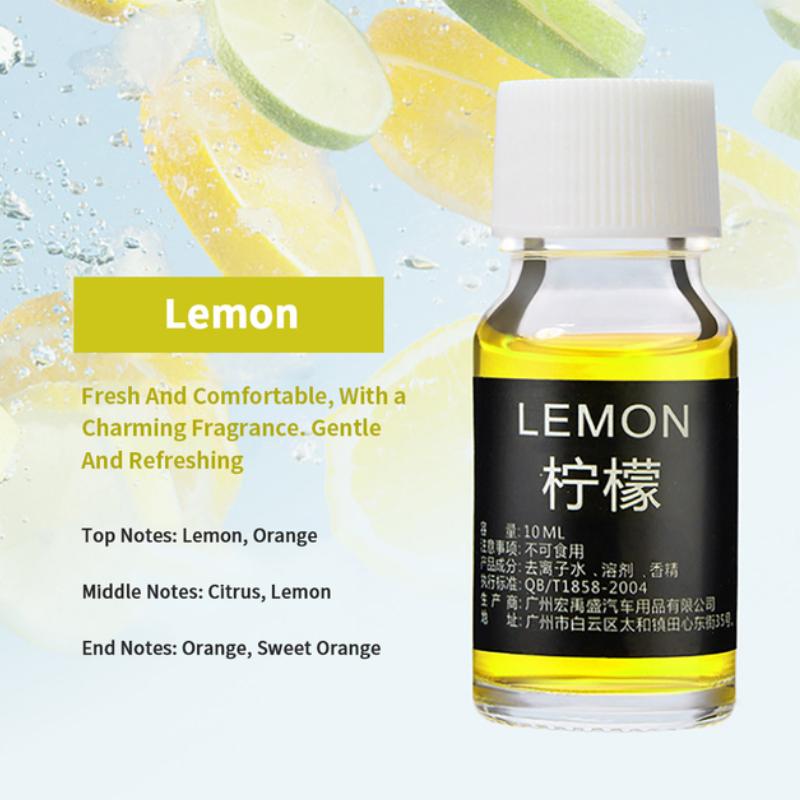 Car Fragrance Car Air Freshener Refill Liquid Perfume Essential Oil Natural Plant Aroma Diffuser Auto Interior Accessories 10ml