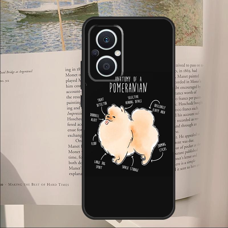 

Pomeranian Dog Cover For OPPO Reno 13F 11F 12F 14F 11 12 13 14 Pro 7 8 Lite OPPO Find X6 X5 X8 X9 Pro Case OPPO Reno8 Pro