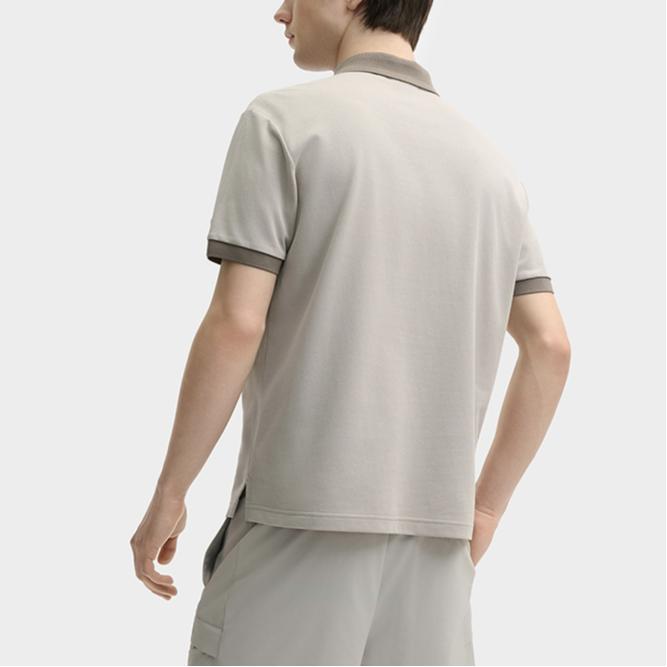 New FILA MILANO Collection Polo Shirt Men's Monotone Gray F11M525108F-GY