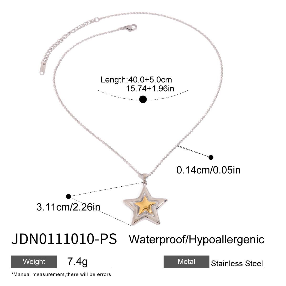 European and American titanium steel necklace jewelry does not fade ring rings stainless steel