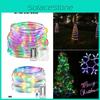 Remote-controlled 5-30m Led Rope Lights Usb/battery Box Timing Waterproof Dimmable Decor Lamp Xmas