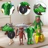 Italienisches Brainrot Actionfiguren-Set Tung Tung Sahur Tralalero Tralala Bombardino Crocodilo Figuren Modell Dekor Spielzeug Geschenke