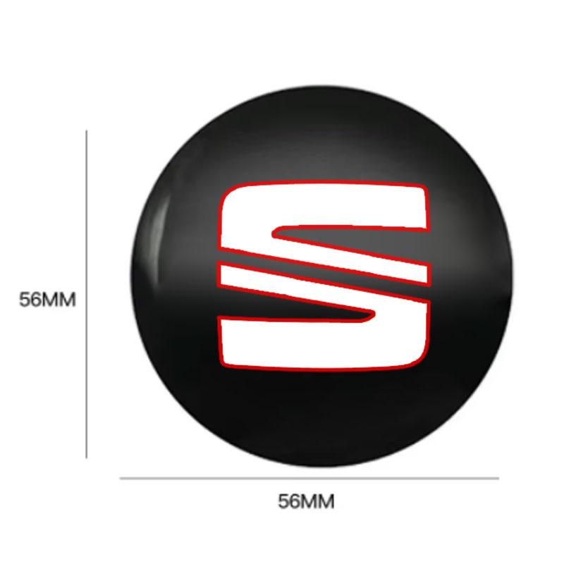 Auto Radnabenkappen Aufkleber Nabenkappen Aufkleber Für Seat Leon 5f Ibiza 6l 6j Leon 1p Cushion Altea Xl Leon Mk Auto Zubehör