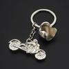 Motorcycle Helmet Keychain Men's Car Cool Creative Small Gift Keyrings Pendant