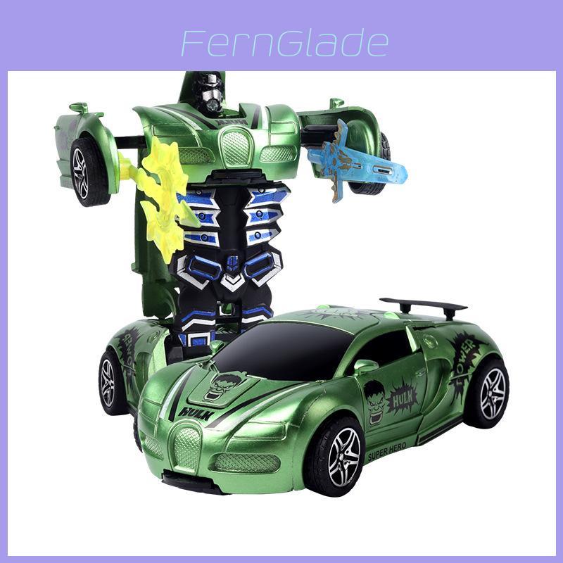 Plastic Inertia Transforming Toy Car For Kids Learning And Parentchild Play