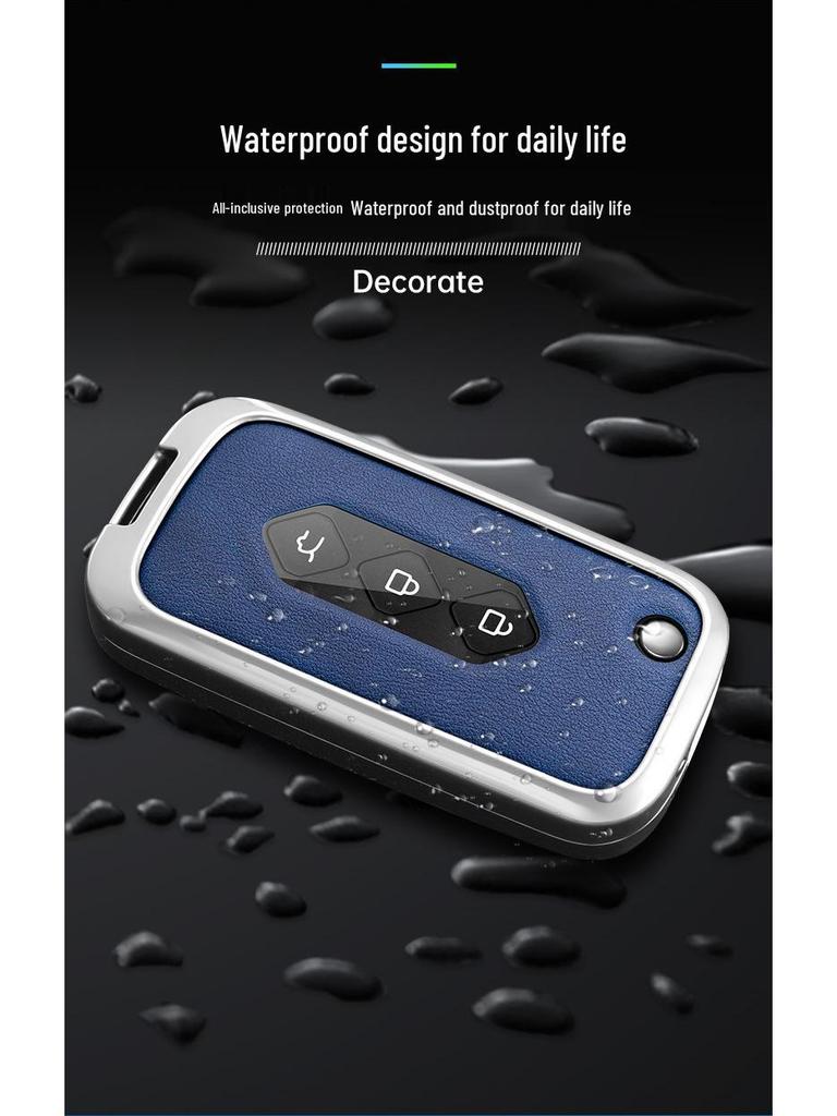 Kryt klíče Wuling Xingchen 2022 pro edici 21 Jiachen Xingyao - Kovový skládací skořepinový klíč k autu s přezkou