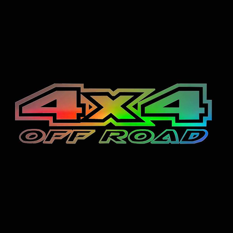 4X4 Off-Road Reflective Stickers for Jeep and Four-Wheel Drive Vehicles - Creative Car Body Decals