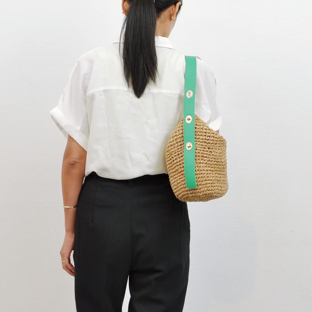 Kashkash One-Handle Basic Hand-Knitted Shoulder Bag 01-00-78000 Women's GN