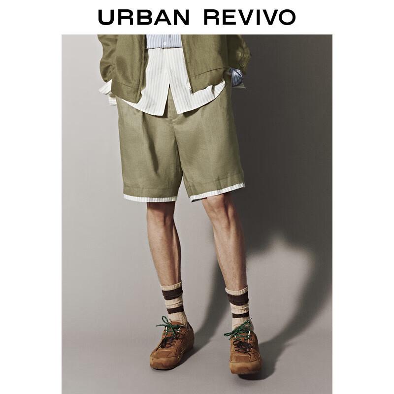 UR Men s 2025 Spring Commuter Pleated Straight Shorts 32