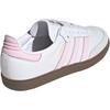 Adidas Originals SAMBA OG Abrasion Resistant Low Top Kids' Skateboarding Shoes Pink White Teenagers Sneakers JQ2845
