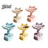Earring Display Stand Heart Shape Jewelry Tray with Bow Design 3D Printed Desktop Storage Organizer Romantic Gift for Her Matte Finish Macaron