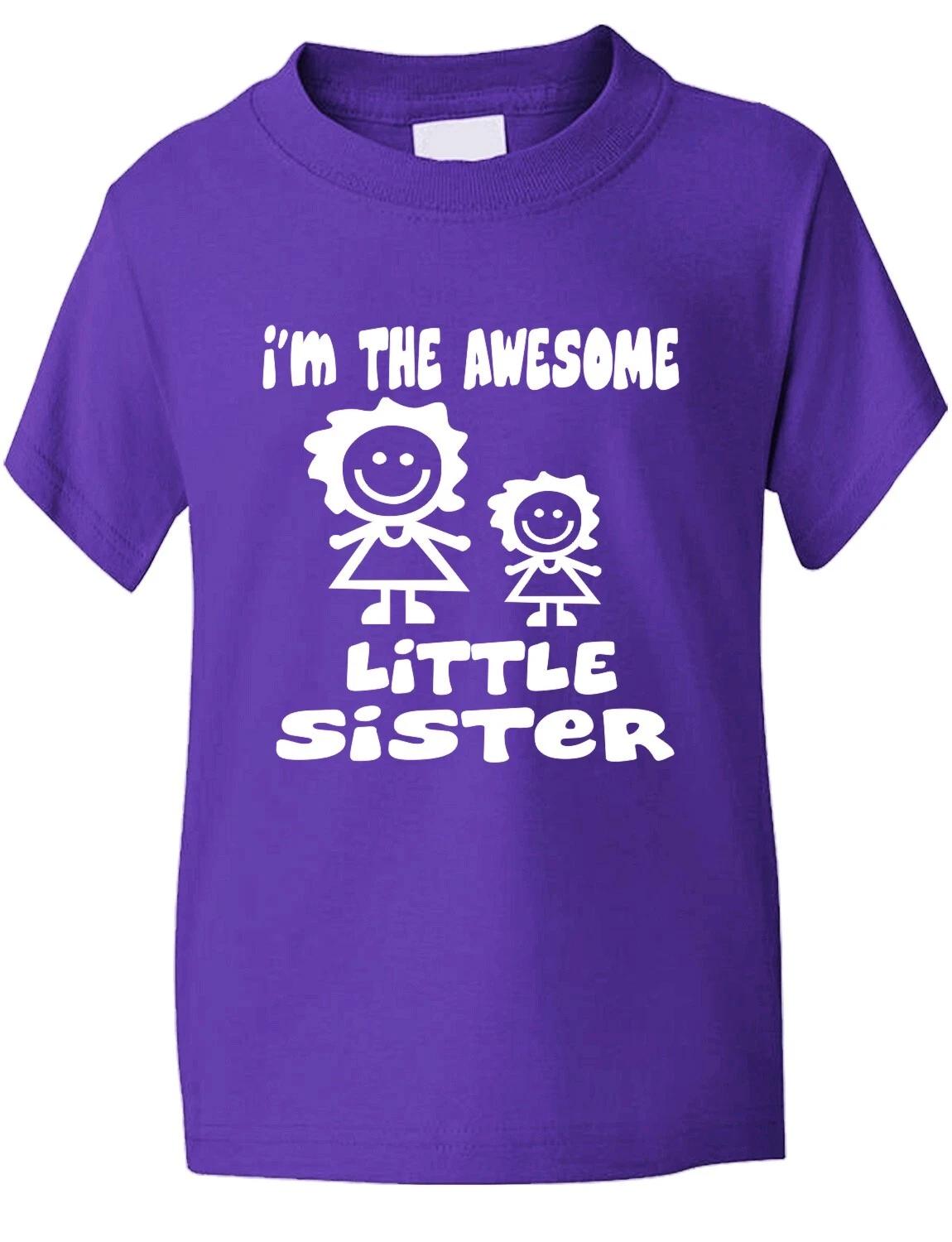

Awesome Little Sister Of Big Sister Present Funny Kids T shirtAge 1-13 XL