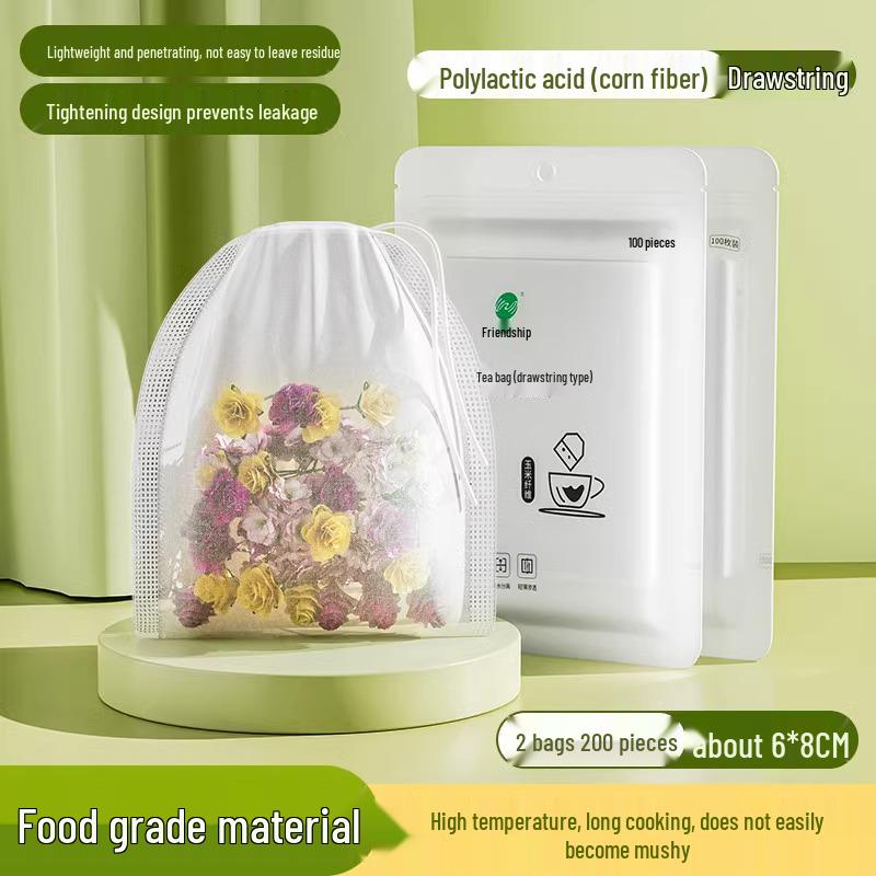 Disposable Corn Fiber Tea and Seasoning Infusion Bag