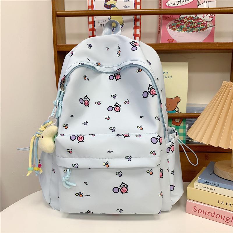 Schoolbag new high-value schoolbag sweet campus backpack junior high school students light travel large capacity backpack