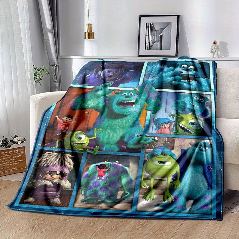 Monsters Blanket  Ultra-Soft, Warm, Cozy Throw for Living Room, Sofa, Four Seasons Travel Accessory  Cute Cartoon Character Home Decoration