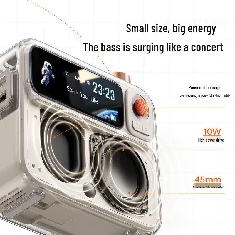 Divoom FlowToo White Noise Pixel Speaker (CN version)