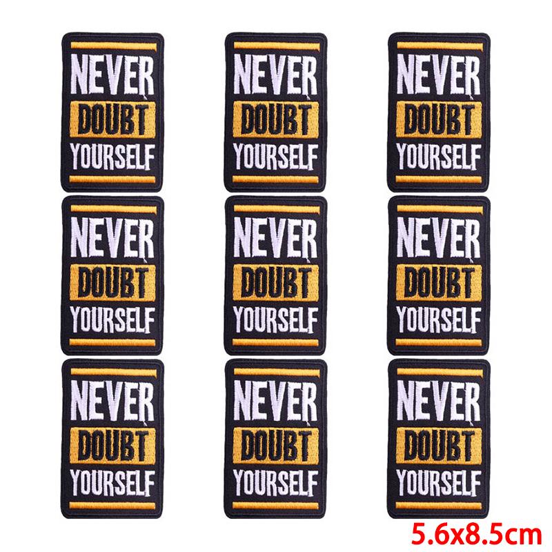 10 Pcs/lot Wholesale Embroidery Patch Iron On Patches For Clothing Patches On Clothes Jackets Decor Applique Sew Supplies