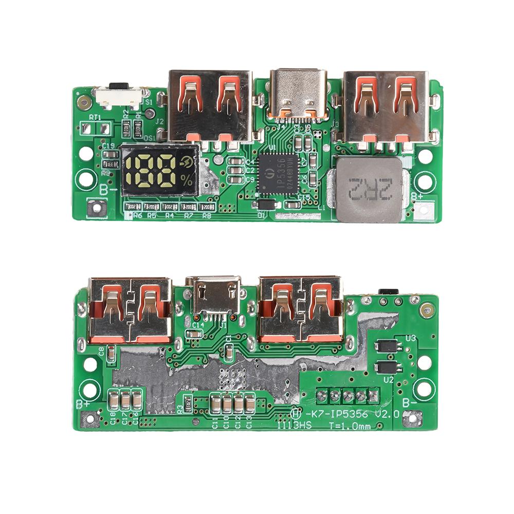 1V 1A Lithium Battery Digital Display Fast Charger Module IP1116 TYPE-C Micro USB QC1.1 1.1 PD1.1 PD1.1/AFC/FCP Power Supply