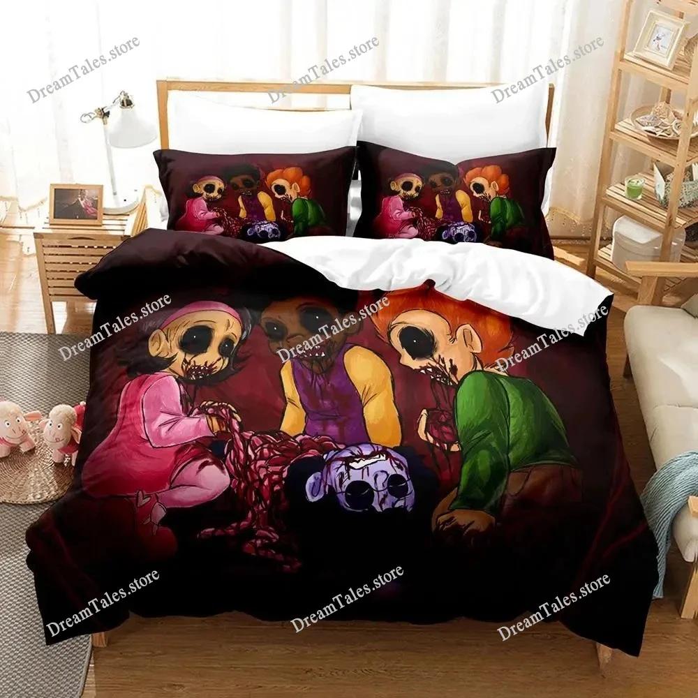 New Jeff and Jane Creepypasta Bedding Sets Exquisite Bed Supplies Set Duvet Cover Comforter Set Bedding Set Luxury Birthday Gift